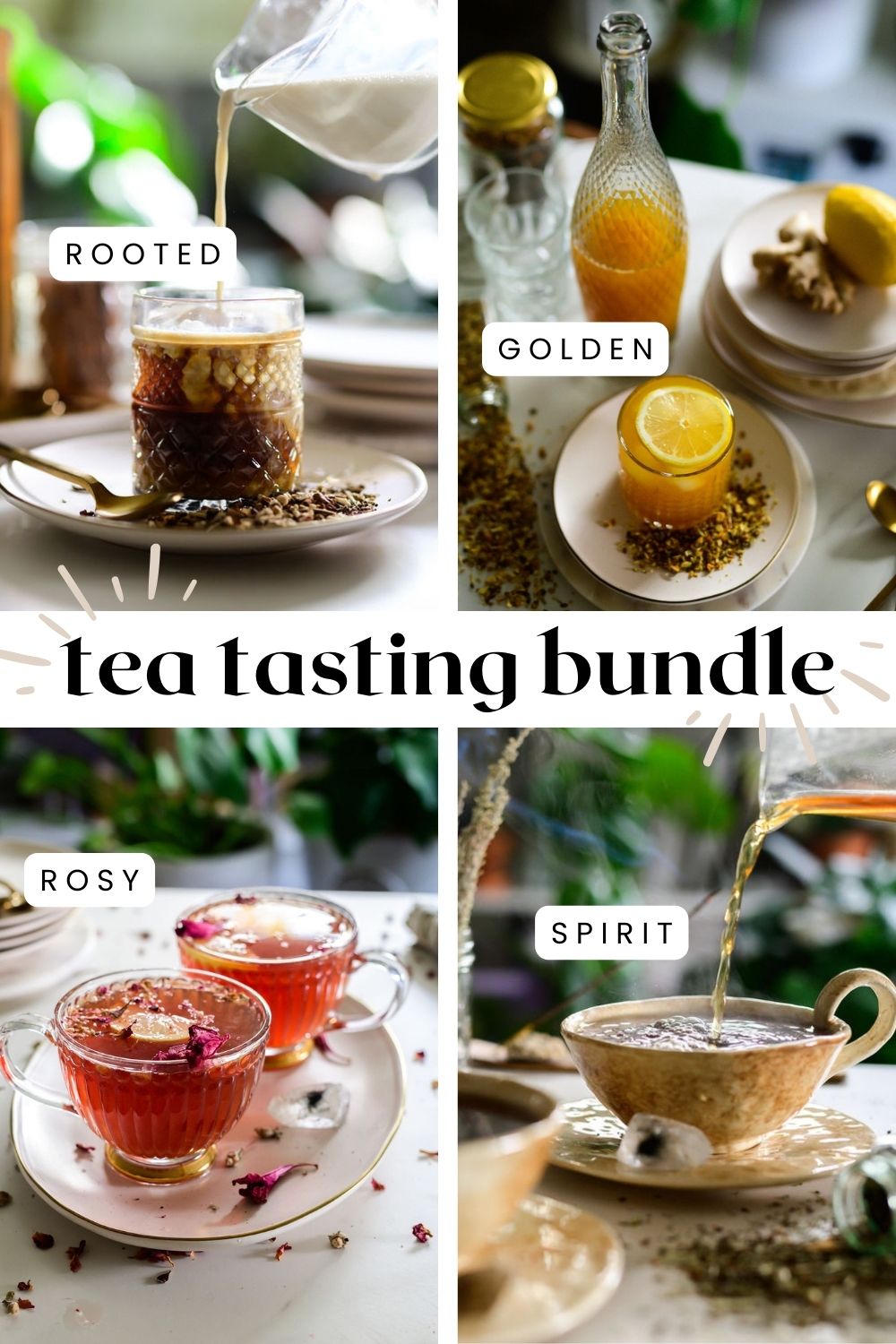 Tisane Tasting | Bundle of 4 Herbal Teas