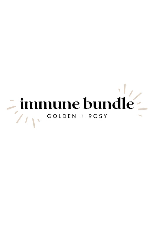 Immune Support Bundle with Golden & Rosy Herbal Teas