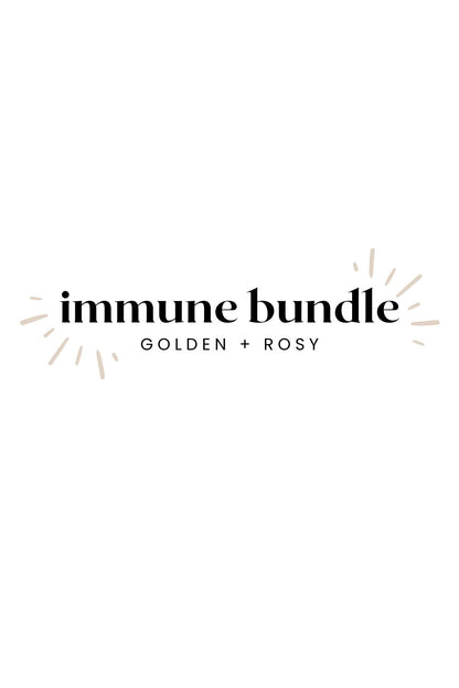 Immune Support Bundle with Golden & Rosy Herbal Teas