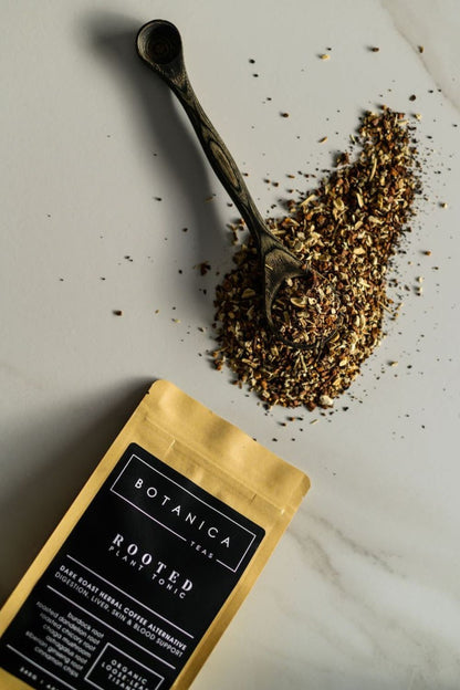 Rooted Dark Roast Tisane | Burdock & Dandelion Tea Blend