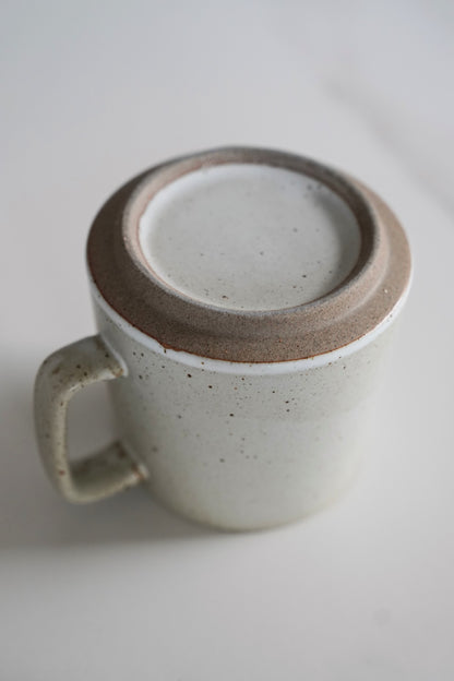 White Speckled Ceramic Mug