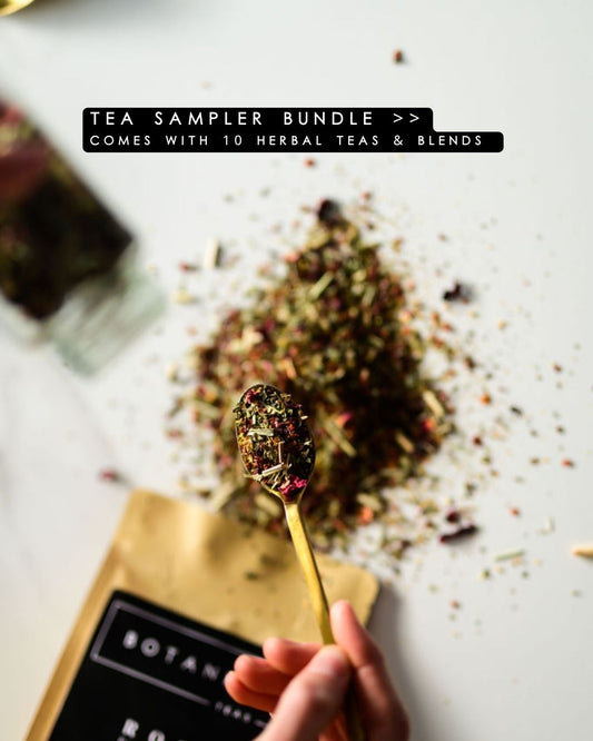 Tea Sampler Bundle | 10 Herbal Teas & Blends