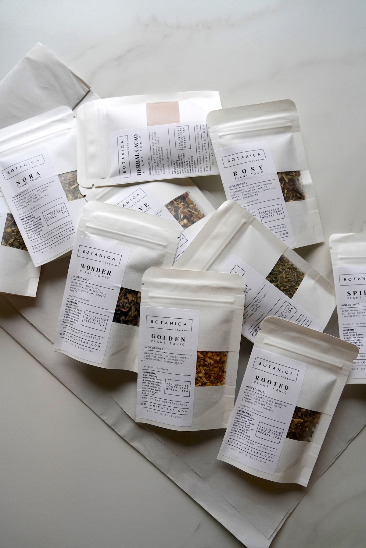 Tea Blend Notes Herbal Tea Sampler Bundle | 10 Loose Leaf Herbal Teas & Blends for Wel ...