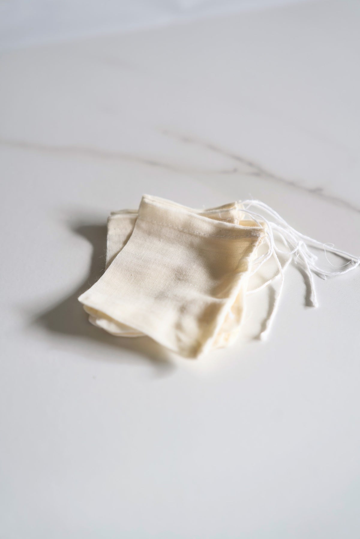 Tea Drawstring Reusable Drawstring Cotton Muslin Tea Bags – Botanica Teas