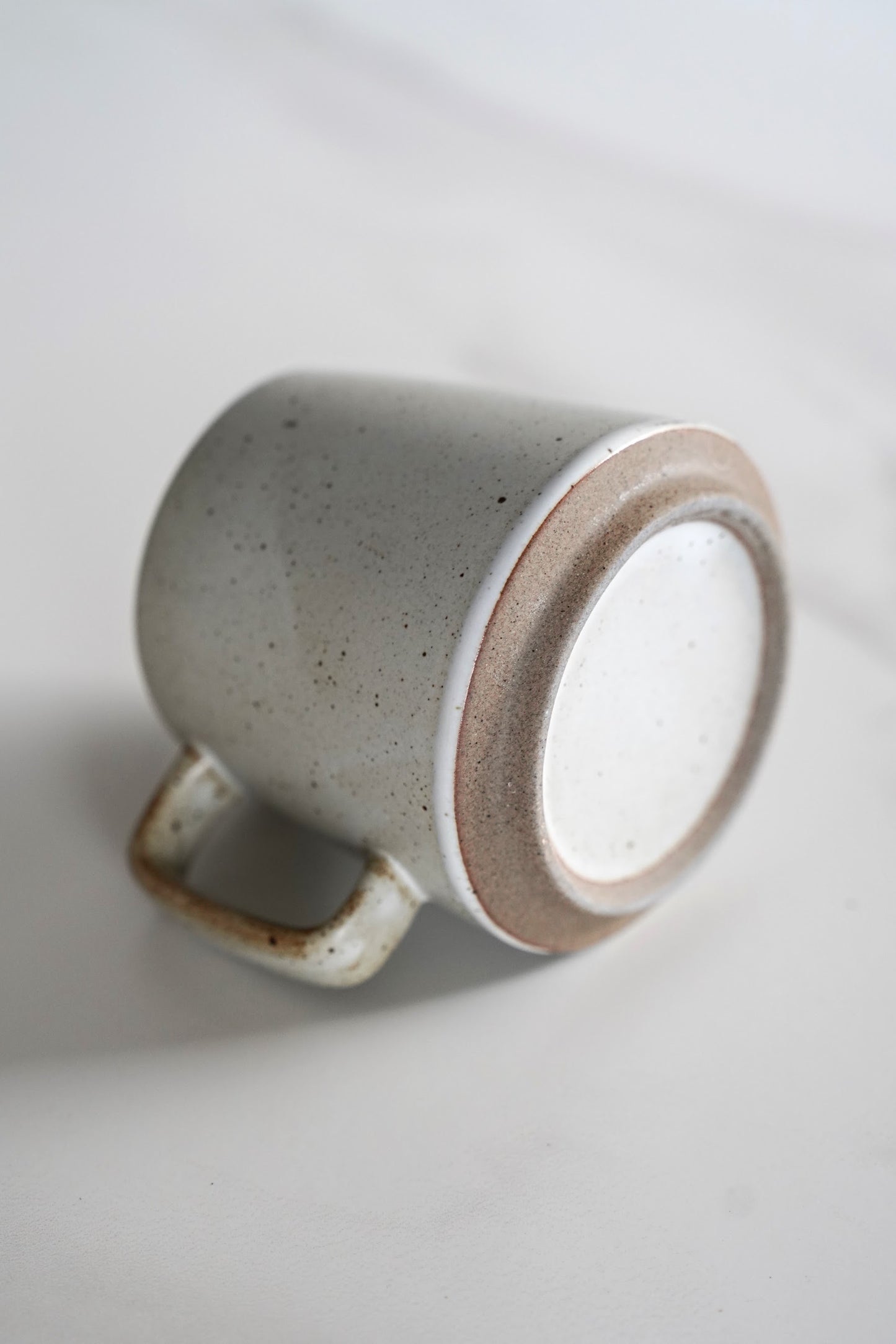 White Speckled Ceramic Mug