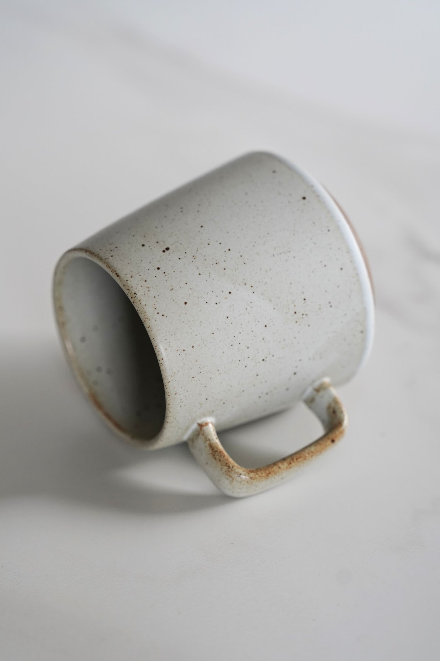 White Speckled Ceramic Mug